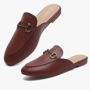 Classic Brown Mule with Horsebit Detail